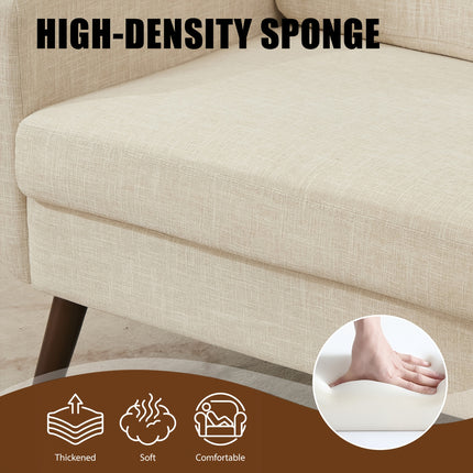 Modern Loveseat, Button Tufted Accent Sofa, Small Couch, A Top Choice for Christmas Gifts for Living Room