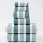 Green Wide Stripes / 6piece set