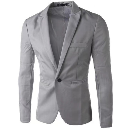 Fashion Men's Casual Single-breasted Small Suit