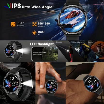 New Smartwatch for Men and Women - Wireless Calling/Text Messages/Multiple Sports Models/Remote Camera