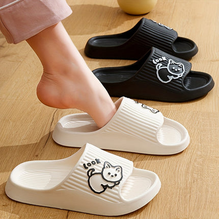 7 set Slippers for Women, Summer Indoor Home Bathroom Shower Sandals, Cartoon