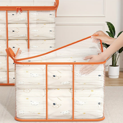 1pc Large Capacity Foldable Clothes & Quilt Storage Organizer,