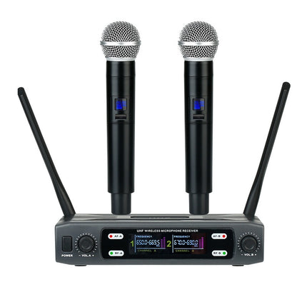 Home Karaoke Microphone New VHF One-to-two Wireless Microphone
