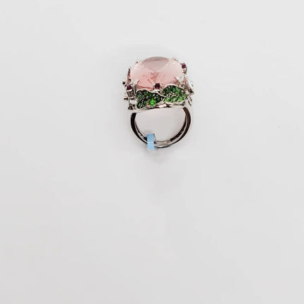 Womens Retro Floral Ring for stylish wedding