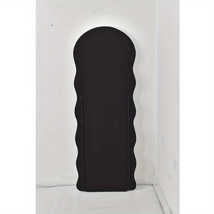 Full-Length Mirror with Soft Flannel Cover, Dual Wall or Floor Standing Design,