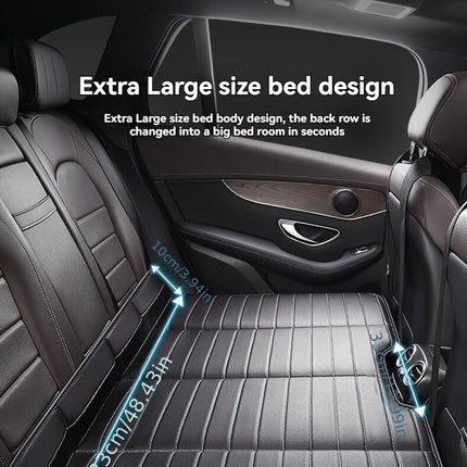1pc Foldable Car Back Seat Mattress, Portable Travel Bed, Dog Car Seat Cover, Fits Most Cars/Suvs/Trucks, Concave Design for Camping And Road Trips RV Bed Mattresses