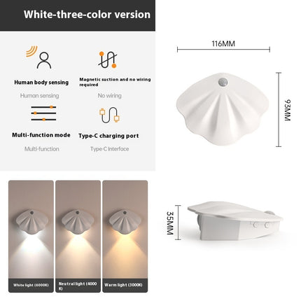 New Charging Smart Led Infrared Sensor Lamp Night Light