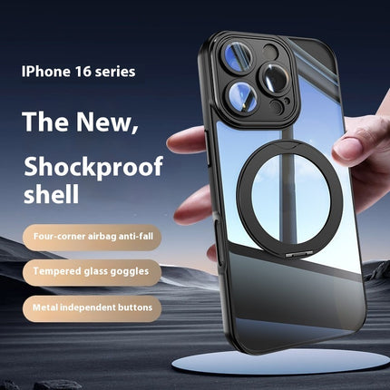 Magnetic Transparent Mirror Holder Phone Case