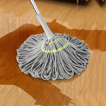 mop the floor, mop the mop with mop cloth, and absorb water