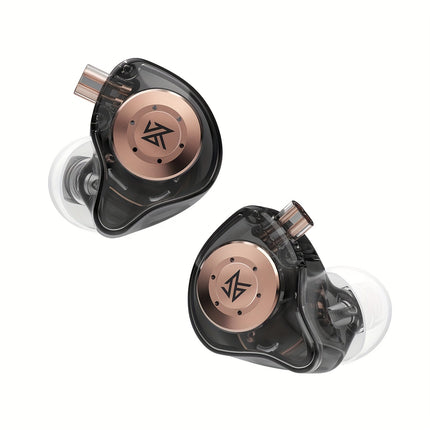 Headphones Wired IEM Earphones Dual DD HiFi Stereo Sound Earphones Noise Cancelling Earbuds