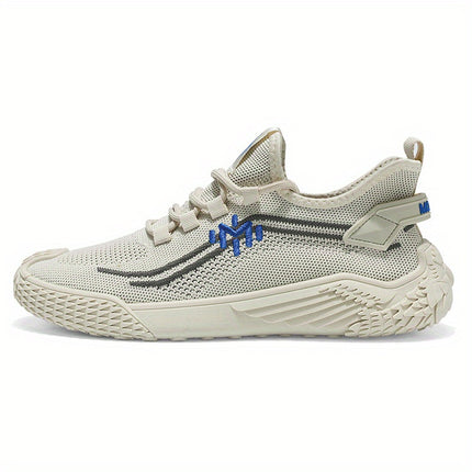 Men's low-top round-toe sports shoes, rubber insoles, shock-absorbing, anti-slip,
