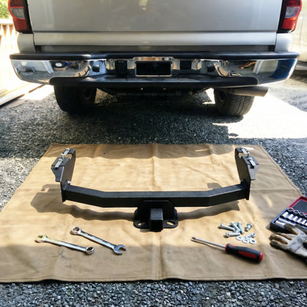 For 2014-2018 Chevrolet Silverado 1500 All Styles / GMC Sierra 1500 All Styles  Rear tow bar