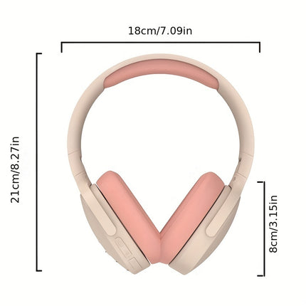 Wireless Stereo Headphones - 5.3 Wireless Chip, Long Battery Life, E-sports Gaming,