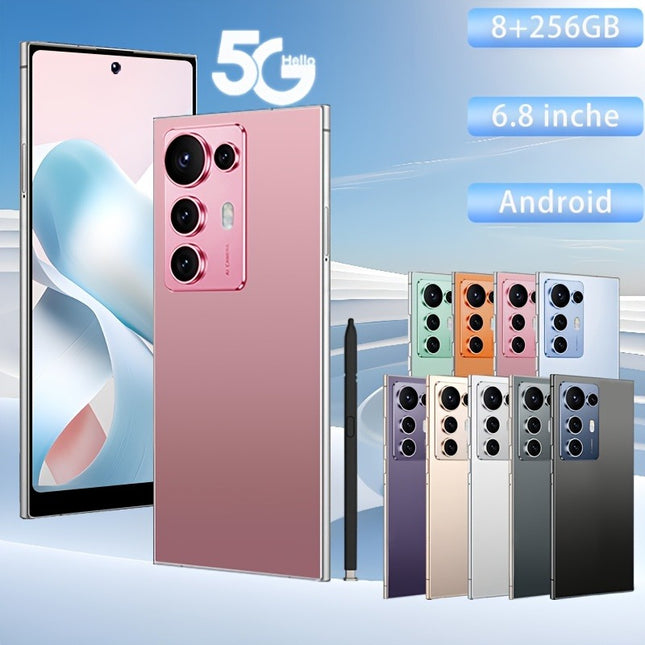 S25 Ultra 5G Android smartphone, 6.8-inch, 8GB RAM, 256GB storage, dual SIM dual standby Android smartphone, equipped