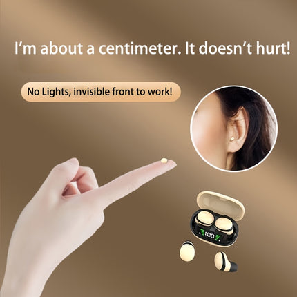 Wireless Headphones - Impossibly Compact Peanut Design,