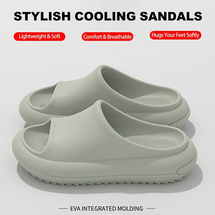 2 pcs Men's fashion, Men's shoes, Men's home shoes, indoor slippers, can be worn outside, beach, outdoor