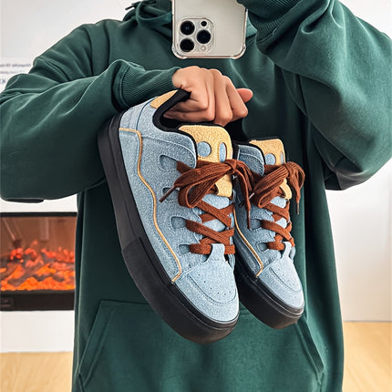 Men's Retro Low-Top Sneakers 2025 New Model - Skate Shoes with Upper & Rubber Sole,