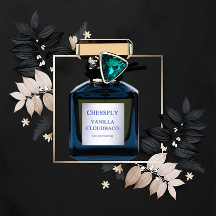 CHESSFLY Men's Vanille Cloudbaco Eau de Parfum 1.7fl.oz - Luxury Vanilla & Tobacco Scent with Tonka Bean
