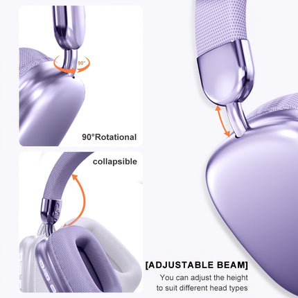 Wireless noise cancelling stereo headphones with built-in high-definition microphone, high fidelity