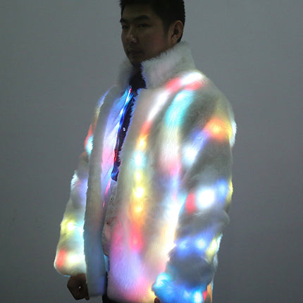 Halloween Colorful LED Lighting Clothes Jacket
