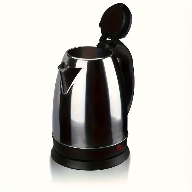 Durable Electric Kettle - Large Capacity with Auto Shut-Off, 1000W Fast Boiling, Glass & Stainless Steel Electric Kettle,
