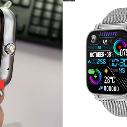 Magnetic Charging Smartwatch Sports Model