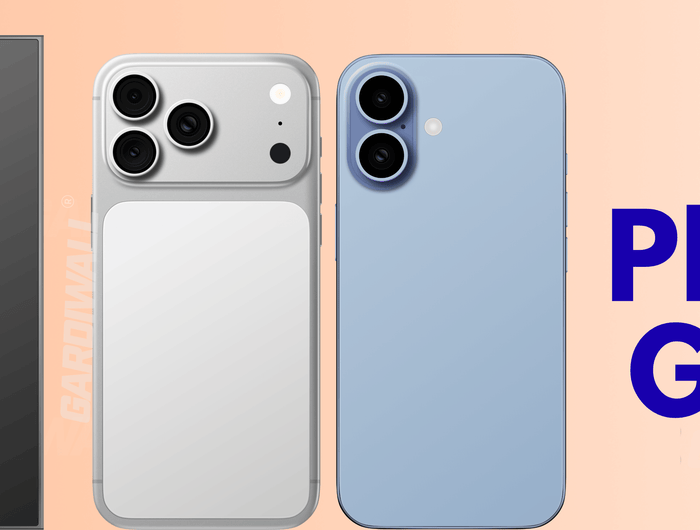 Four smartphone back panels in different colors with 'Smart Phone's at Gardiwall' text.