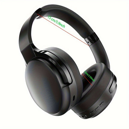 Long Battery Life Wireless BT Headphones - Active Noise Cancellation, Designed For Sports