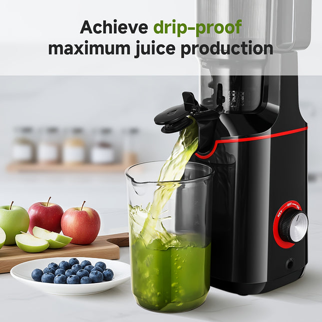 Juicer  108mm Wide Feed Chute | 160W Motor 100-240V  Mimic Hand Squeeze  Easy Clean Small
