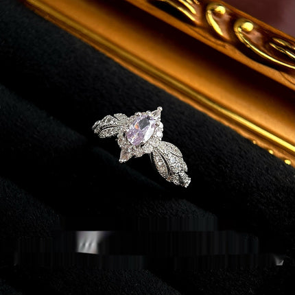 French Heavy Industry Colored Gemstone Zircon Ring