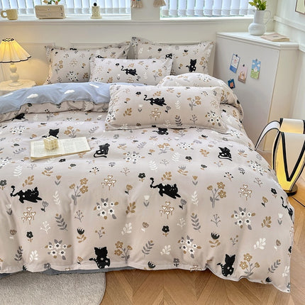 Household Pure Cotton Fashion Minimalist Bed Sheets