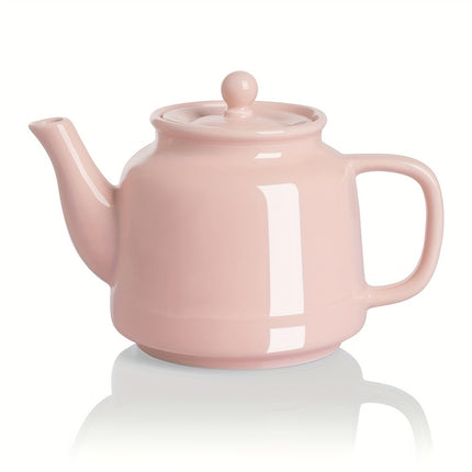 [Porcelain Tea Pot] Sweejar 35oz Porcelain Tea Pot with Removable 18/8 Stainless Steel Infuser
