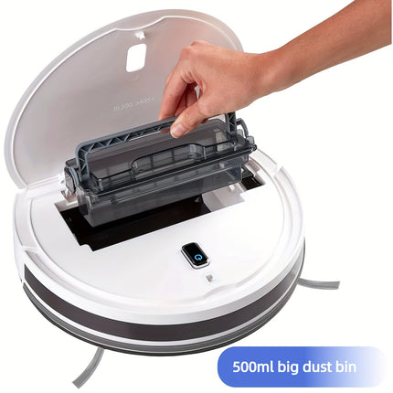 Vacuum/Mop/Sweep Robot Vacuum Cleaner Remote/App/Button Control, 2500pa Suction Power