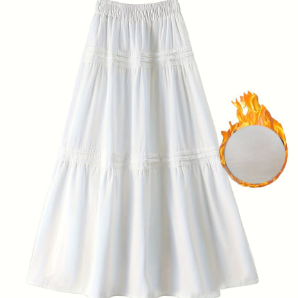 Skirt for Women 2025 Autumn And Winter New Style High-Waisted Mid-Length