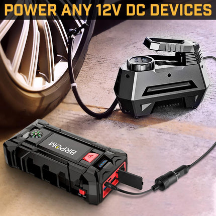 7000A 26800mAh 12V Car Jump Starter & Power Bank (All Gas/10L Diesel) -with QC3.0 Fast Charge