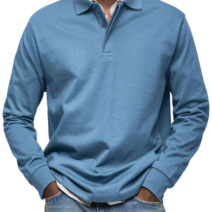 Men's Casual All-matching Long Sleeve Button Shirt