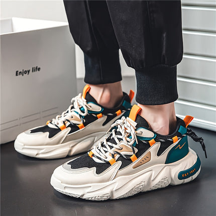New Style Versatile Men'S Sports Casual Shoes in Black And Rice, White And Blue, Gray.