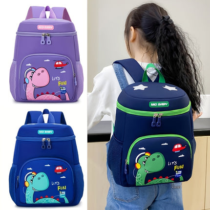 Kids Backpack for Boys & Girls 3-6 Years - Dinosaur & Unicorn Print with Padded Back Panel