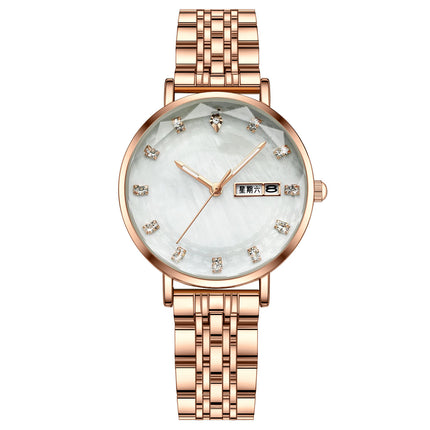 Fashion Waterproof Calendar Women's Watch