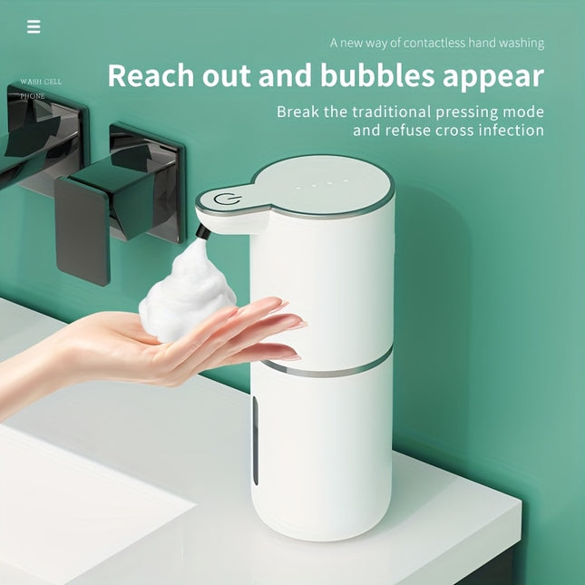 A 380Ml Automatic Sensor Soap Dispenser for The Bathroom, Rechargeable
