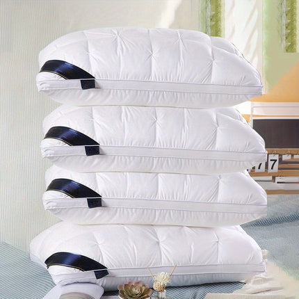 Neck Support Pillow for Sleep - Breathable Bed Pillow with Moisture-Wicking Technology,