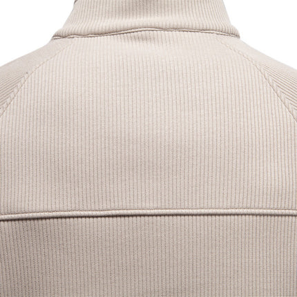 Zipper Sweater Stand-up Collar All-match Fleece Men's Sweater Top