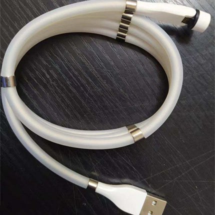 Three In One Data Cable 540 Degree Rotation Spherical Magnetic Charging