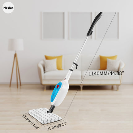 MultiPurpose Powerful Steam Detachable Floor Steamer for Hardwood