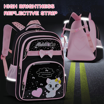 New cute and trendy children's backpack for elementary school students girls 6 12 years old lightweight