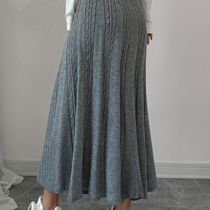 Women'S Casual Fashion Solid Color Mini Skirt for Autumn And Winter