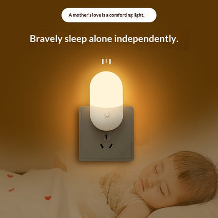 Plug-in LED Bedside Night Light For Breastfeeding