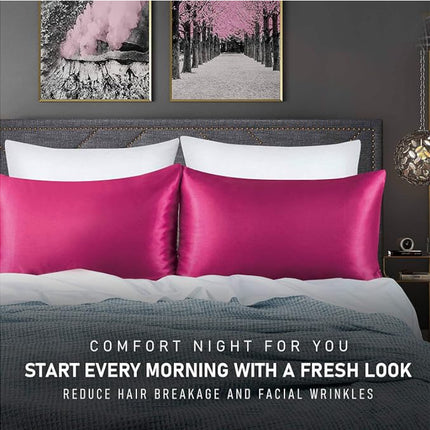 Satin Cloth Solid Color Pillowcase