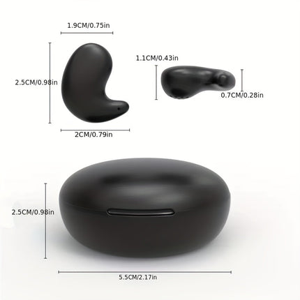 5.3 High-Fidelity Invisible Sleep Wireless Earphones - Earbud Headphones with Ultra Long Battery Life,