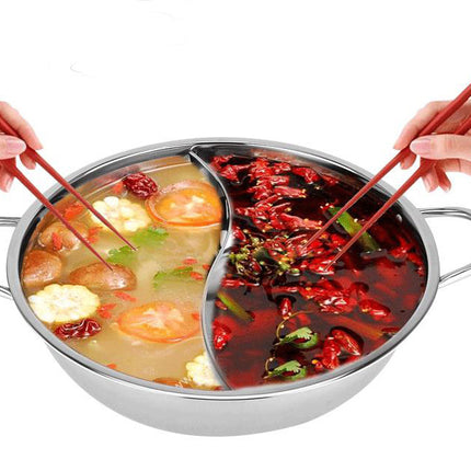 Stainless Steel Mandarin Duck Pot Household Small Hot Pot